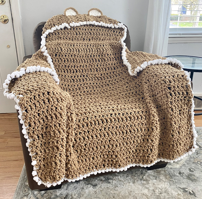 Hooded Animal Blanket Crochet Fashion