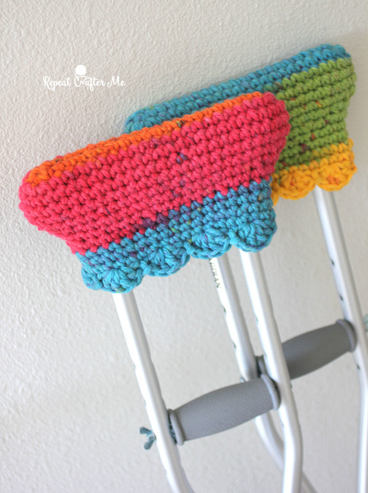 Crochet Crutch Covers Crochet Fashion